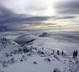 6 days umbwe route hiking Kilimanjaro
